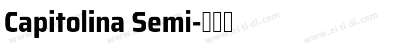 Capitolina Semi字体转换
